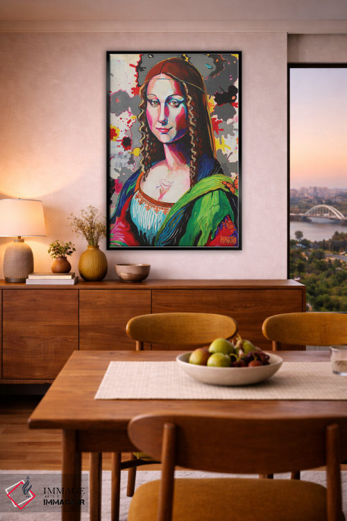 تابلو دکوراتیو مونالیزا II اثر پیتر مارتین - D5B