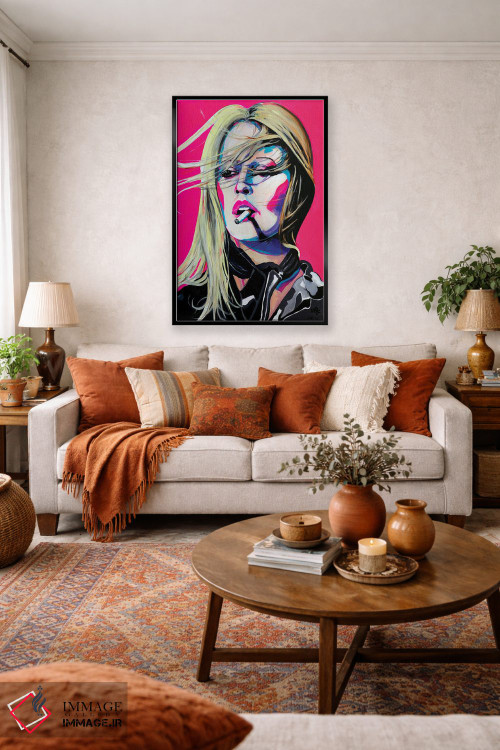 تابلو دکوراتیو بریژیت باردو اثر پیتر مارتین - D4B