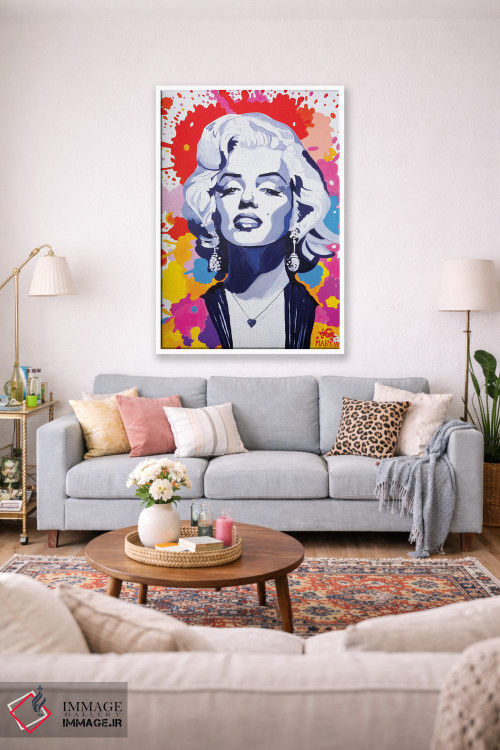 تابلو دکوراتیو مریلین مونرو III اثر پیتر مارتین - D1W