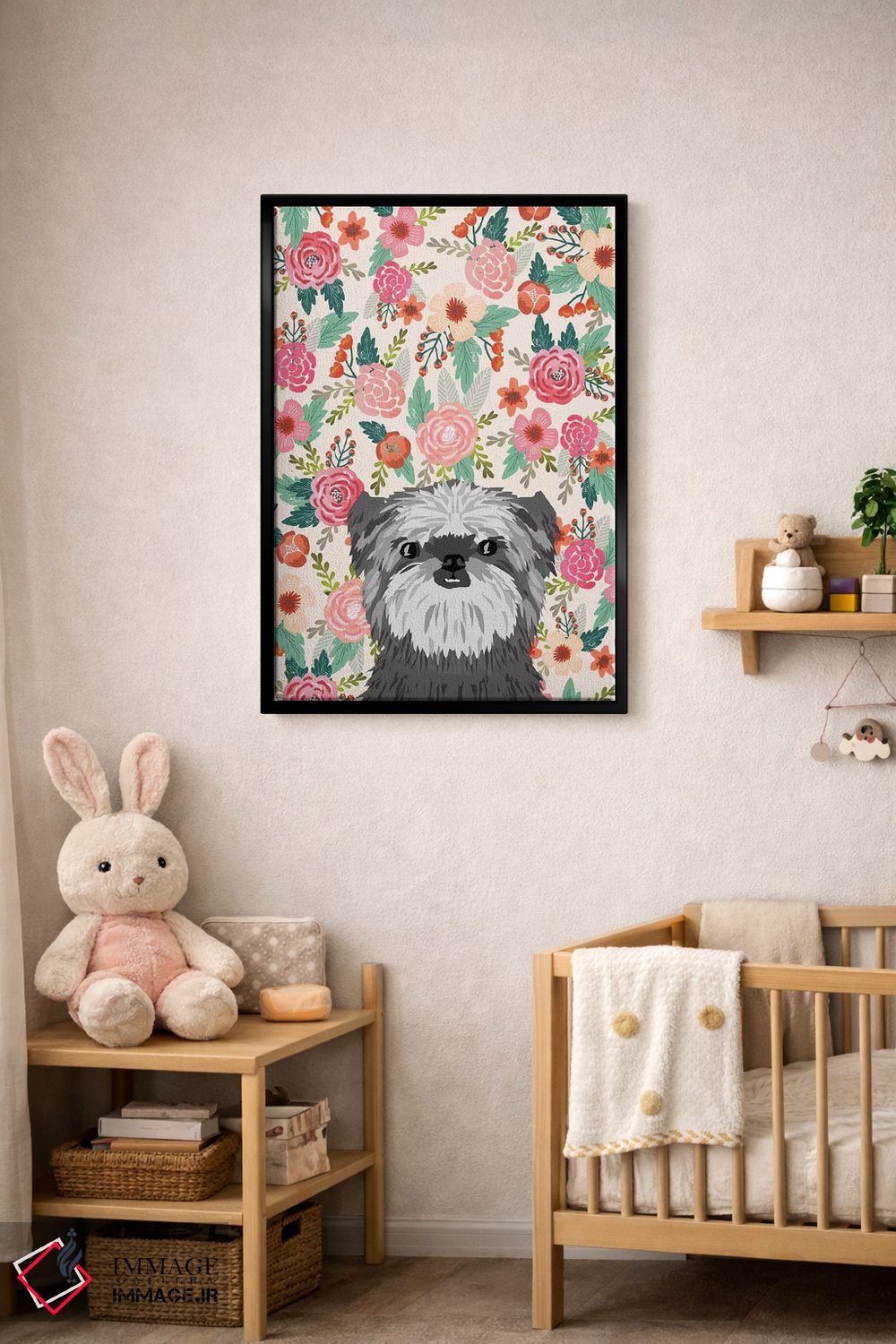 تابلو دکوراتیو کولاژ گل های آفن پینچر اثر پت فرندلی - D4B