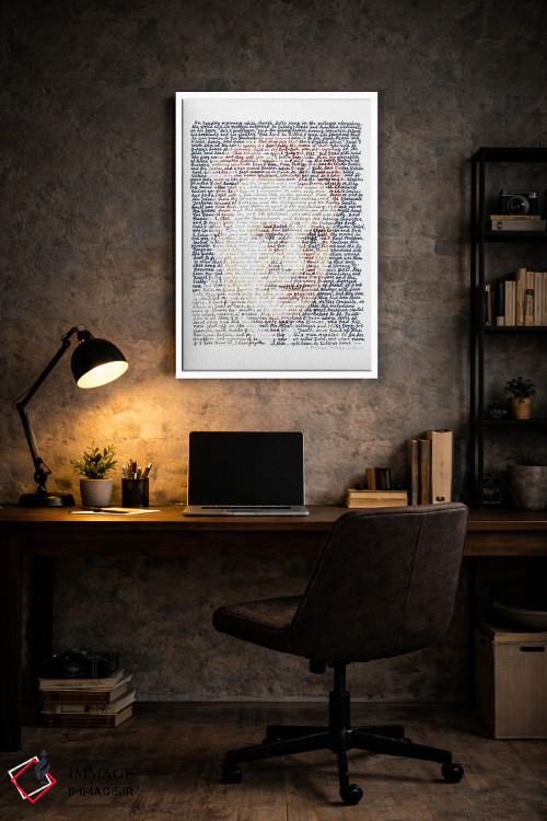 تابلو دکوراتیو اف. اسکات فیتزجرالد اثر پروفسور فولس کپ - D6W