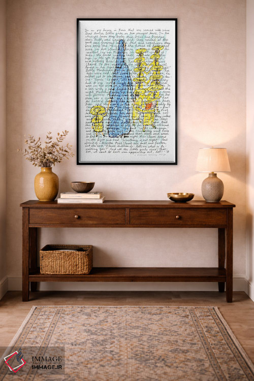 تابلو دکوراتیو مدلین اثر پروفسور فولس کپ - D3B