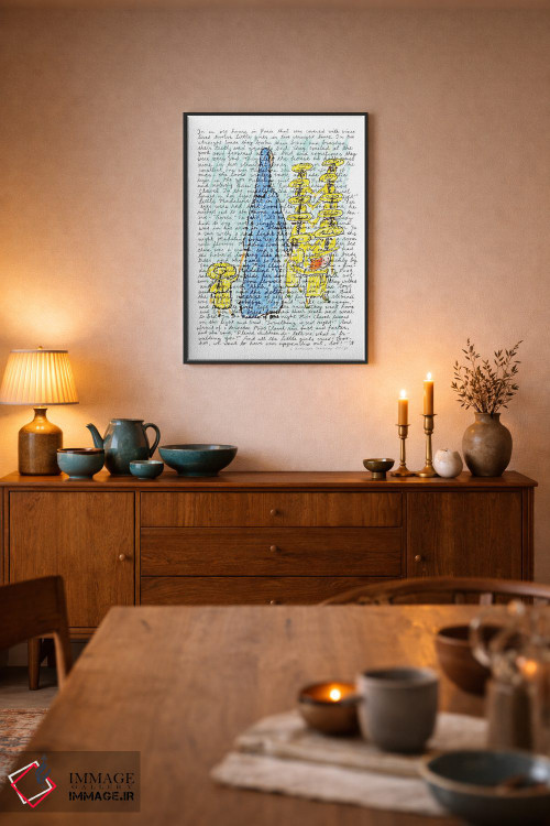 تابلو دکوراتیو مدلین اثر پروفسور فولس کپ - D4B