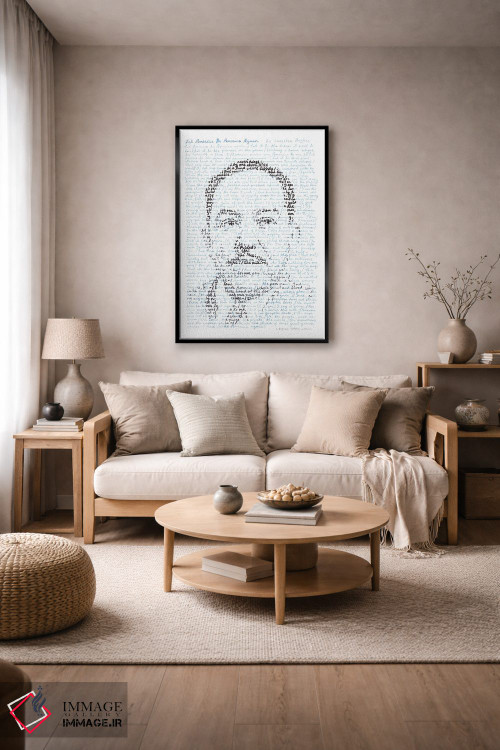 تابلو دکوراتیو لنگستون هیوز اثر پروفسور فولس کپ - D6B