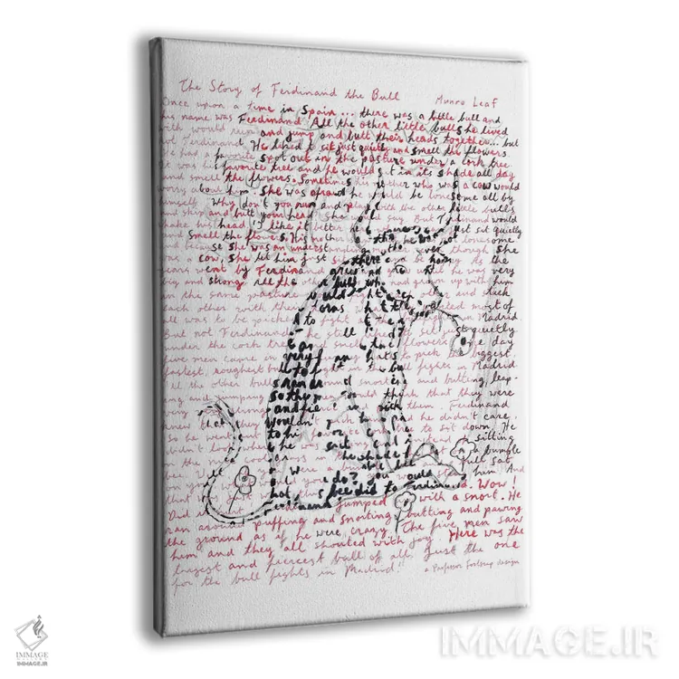 تابلو دکوراتیو فرناندو گاو اثر پروفسور فولس کپ - نمای پرسپکتیو محصول