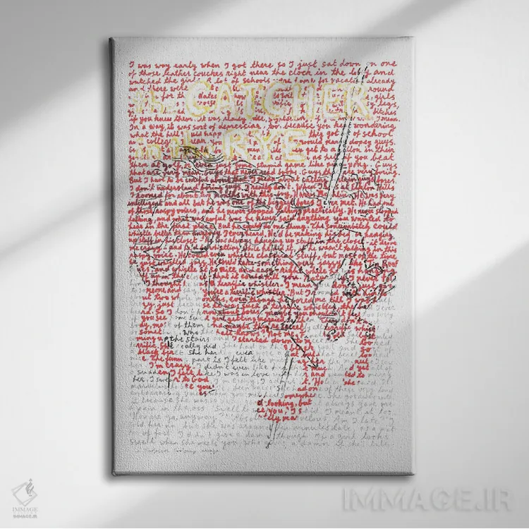 تابلو دکوراتیو اسب وحشی در علفزار اثر پروفسور فولس کپ - نمای روبهرو روی دیوار