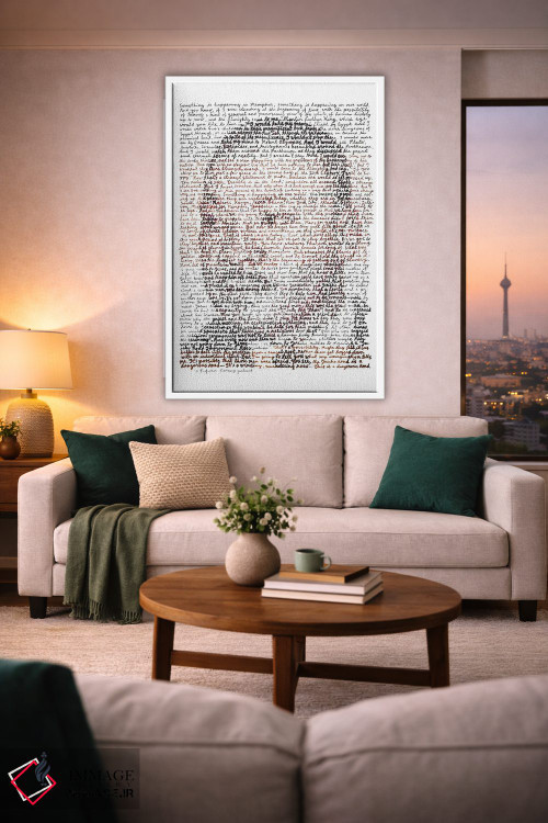 تابلو دکوراتیو مارتین لوتر کینگ جونیور اثر پروفسور فولس کپ - D1W