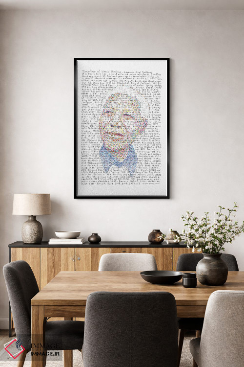 تابلو دکوراتیو نلسون ماندلا اثر پروفسور فولس کپ - D2B