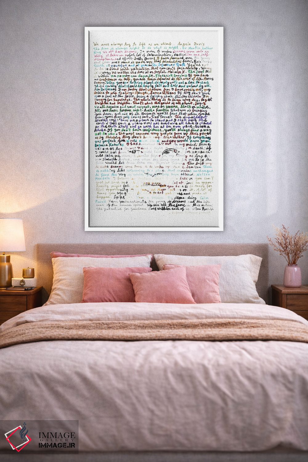 تابلو دکوراتیو آنجلا دیویس اثر پروفسور فولس کپ - D2W