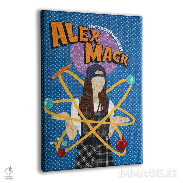 تابلو دکوراتیو الکس مک اثر پوسترهای پارچه ای پاپ اثر علی شیر - نمای پرسپکتیو محصول