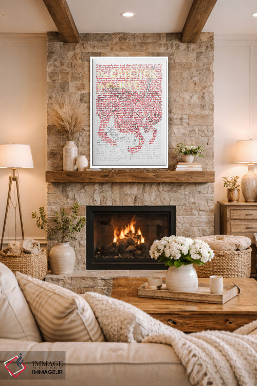 تابلو دکوراتیو اسب وحشی در علفزار اثر پروفسور فولس کپ - D1W