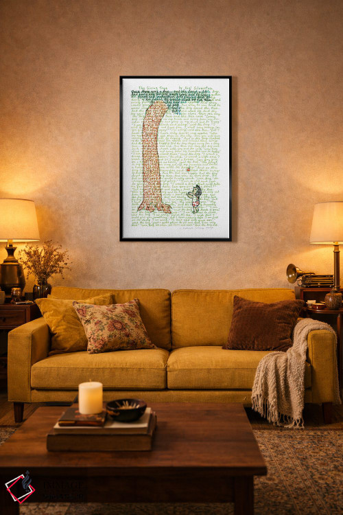 تابلو دکوراتیو درخت بخشنده اثر پروفسور فولس کپ - D5B