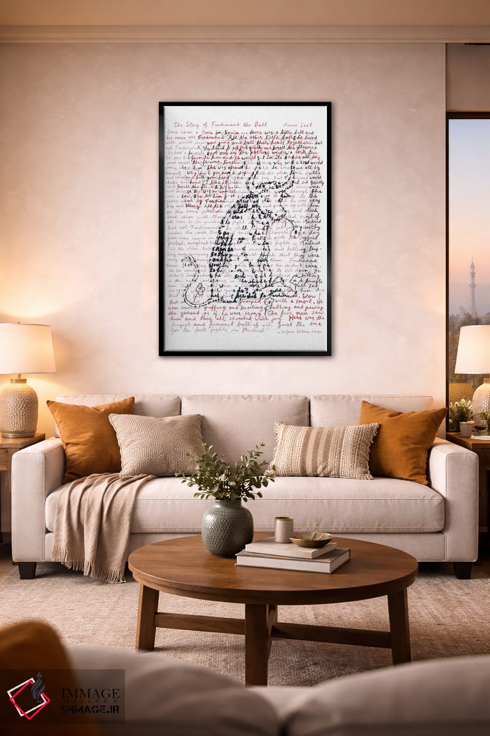 تابلو دکوراتیو فرناندو گاو اثر پروفسور فولس کپ - D2B