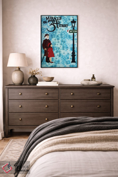تابلو دکوراتیو معجزه در خیابان ۳۴ اثر پوسترهای پارچه ای پاپ اثر علی شیر - D3B