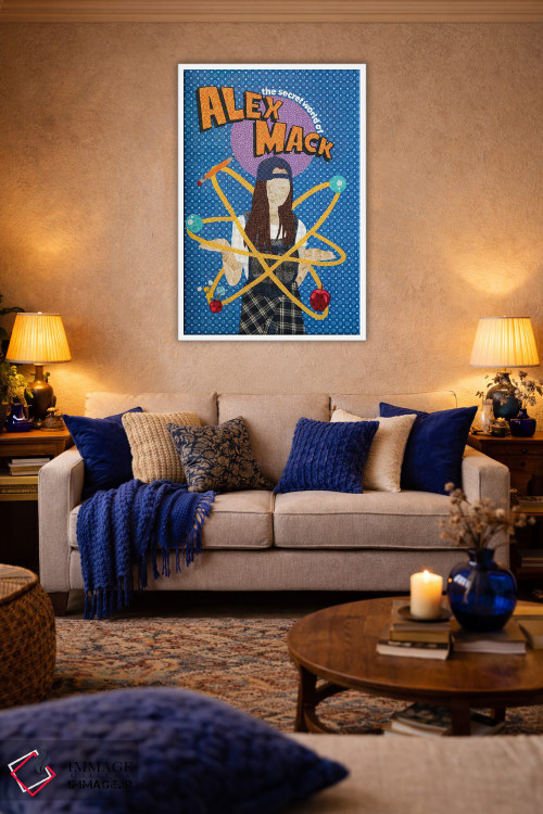 تابلو دکوراتیو الکس مک اثر پوسترهای پارچه ای پاپ اثر علی شیر - D3W