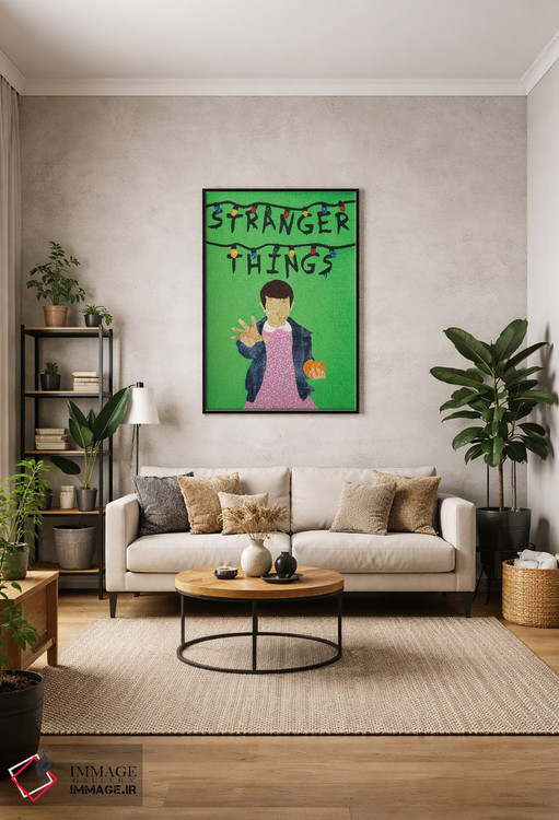 تابلو دکوراتیو یازده اثر پوسترهای پارچه ای پاپ اثر علی شیر - D2B