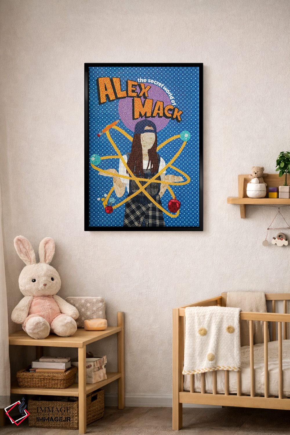 تابلو دکوراتیو الکس مک اثر پوسترهای پارچه ای پاپ اثر علی شیر - D5B