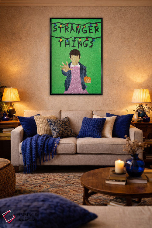 تابلو دکوراتیو یازده اثر پوسترهای پارچه ای پاپ اثر علی شیر - D5B