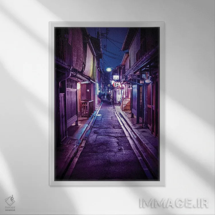 تابلو دکوراتیو "دیدگاه" اثر فیلیپ هوگونار - نمای قابدار سفید