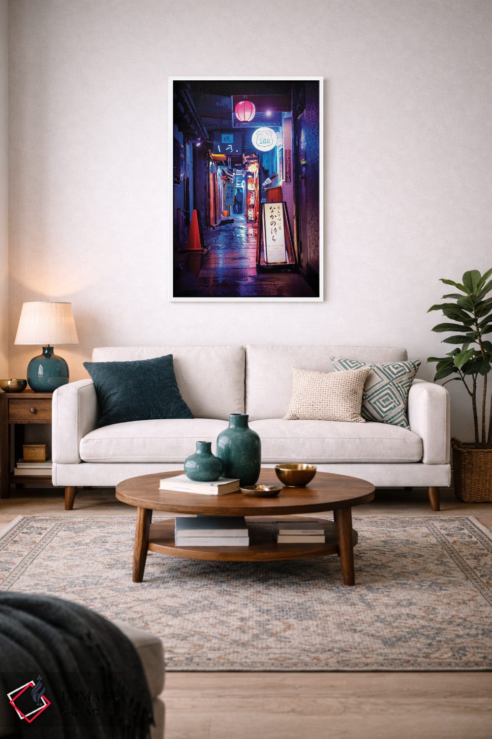 تابلو دکوراتیو "بازتاب نورها" اثر فیلیپ هوگونار - D2W