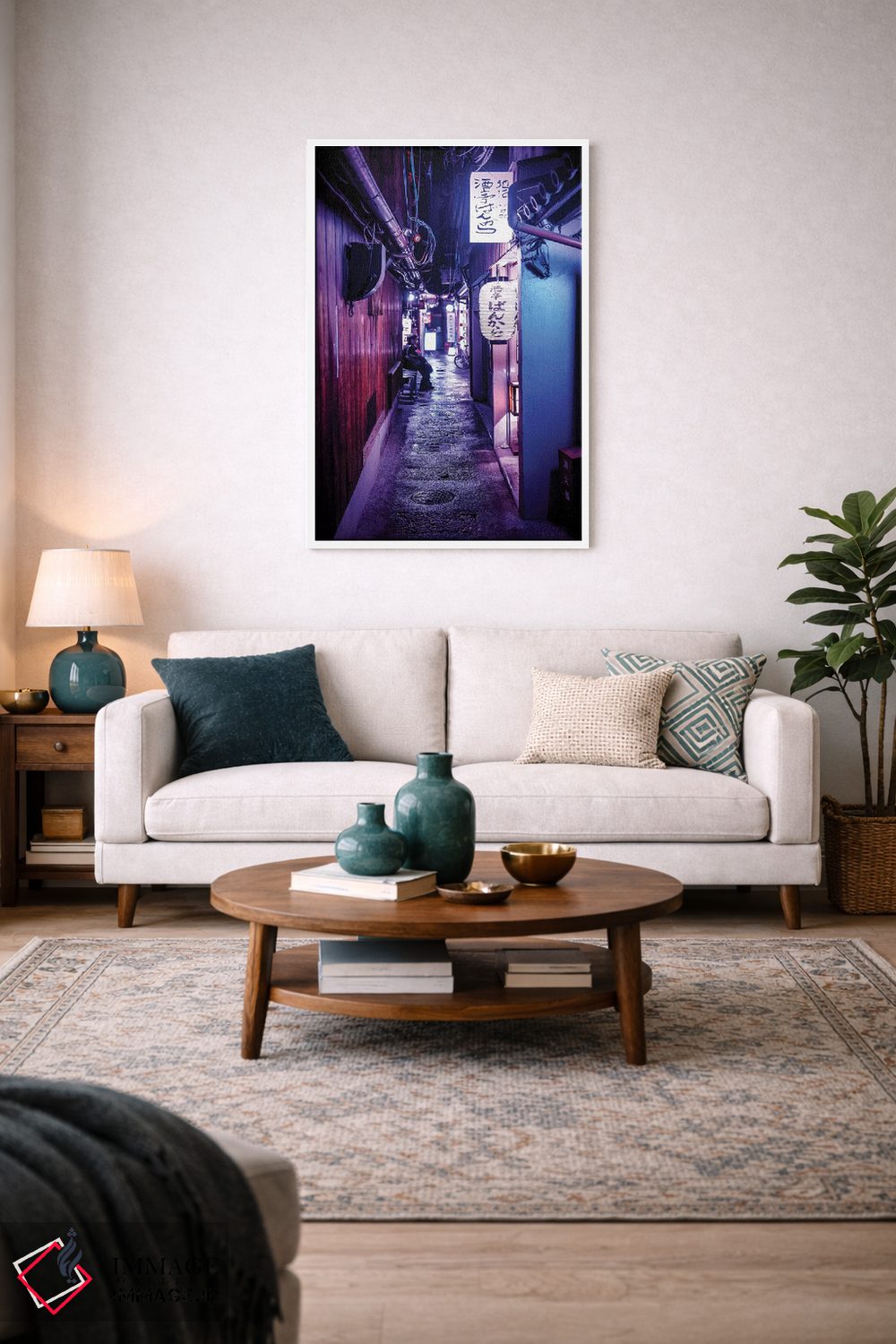 تابلو دکوراتیو تنها اثر فیلیپ هوگونار - D3W