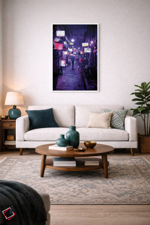 تابلو دکوراتیو "آبی سلطنتی" اثر فیلیپ هوگونار - D3W