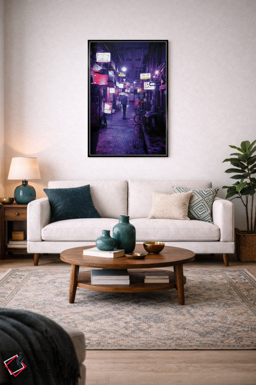 تابلو دکوراتیو "آبی سلطنتی" اثر فیلیپ هوگونار - D4B