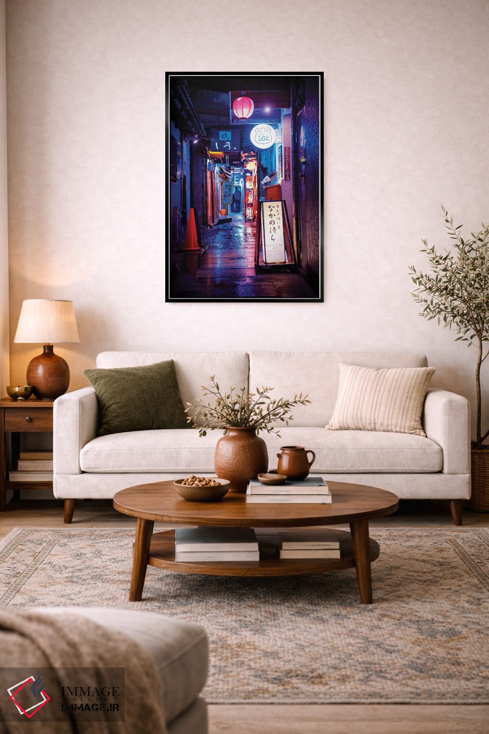 تابلو دکوراتیو "بازتاب نورها" اثر فیلیپ هوگونار - D4B