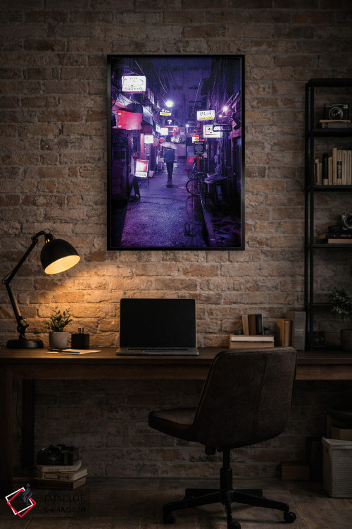 تابلو دکوراتیو "آبی سلطنتی" اثر فیلیپ هوگونار - D5B