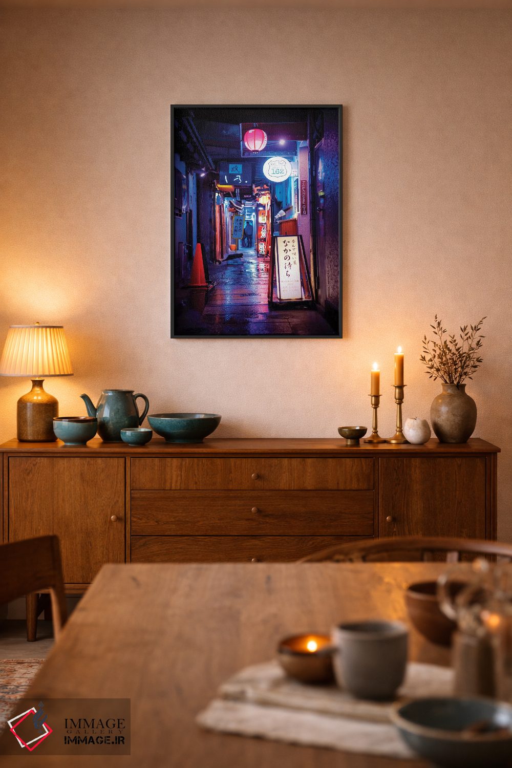 تابلو دکوراتیو "بازتاب نورها" اثر فیلیپ هوگونار - D6B