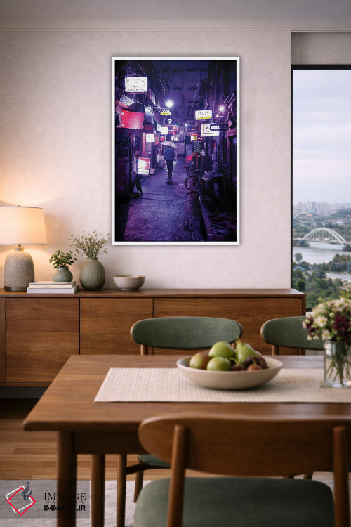 تابلو دکوراتیو "آبی سلطنتی" اثر فیلیپ هوگونار - D6W