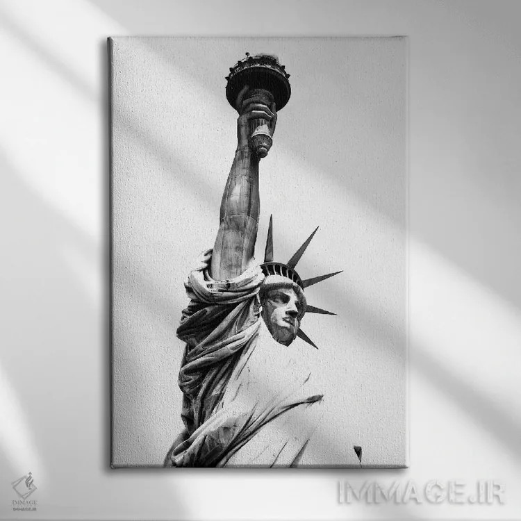 تابلو دکوراتیو "بانوی آزادی" اثر فیلیپ هوگونار - نمای روبهرو روی دیوار