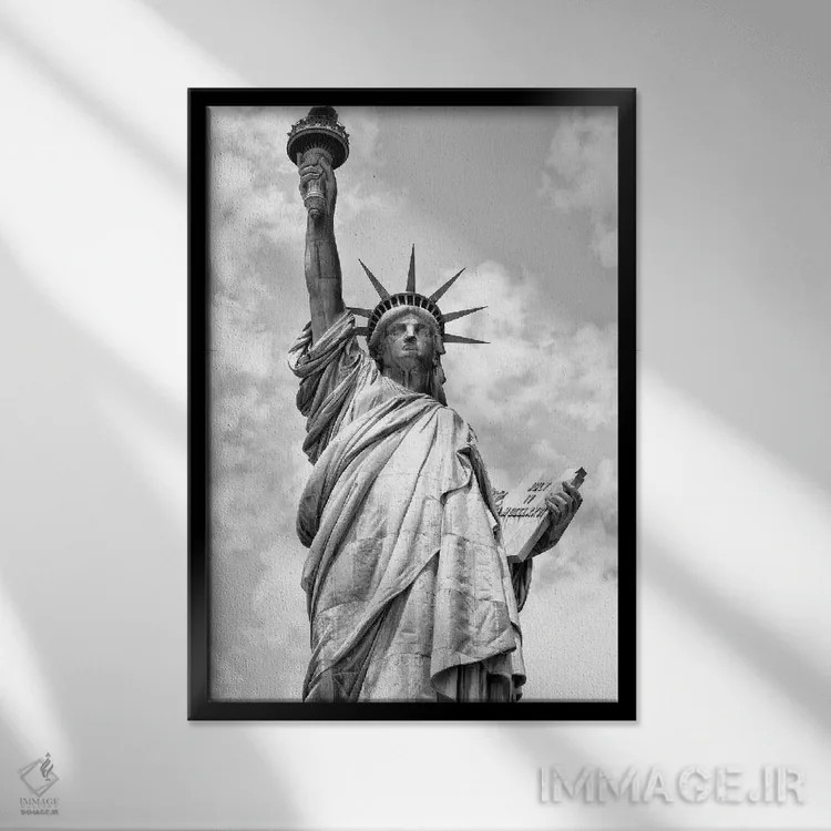 تابلو دکوراتیو "آزادی I" اثر فیلیپ هوگونار - نمای قابدار مشکی