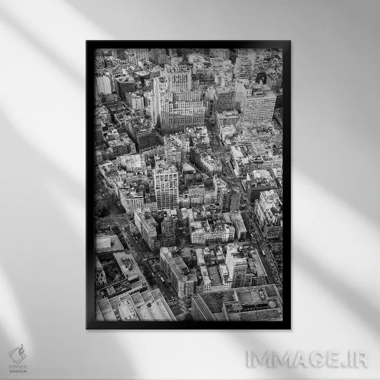 تابلو دکوراتیو "نمای آسمان" اثر فیلیپ هوگونار - نمای قابدار مشکی