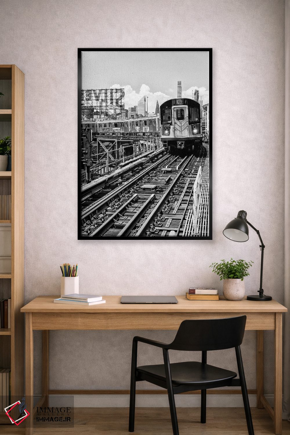 تابلو دکوراتیو خط ۷ کوئینز اثر فیلیپ هوگونار - D2B