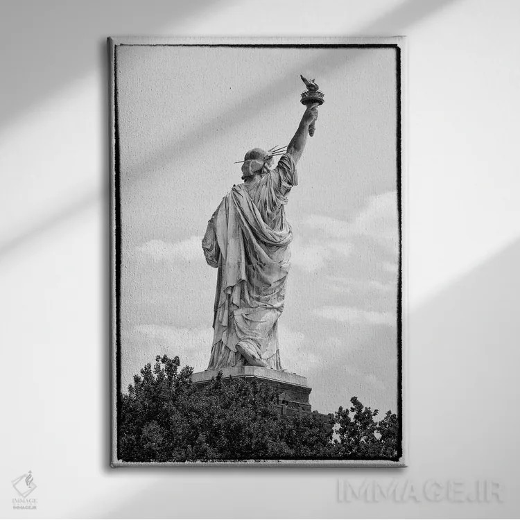 تابلو دکوراتیو مجسمه آزادی III اثر فیلیپ هوگونار - نمای روبهرو روی دیوار
