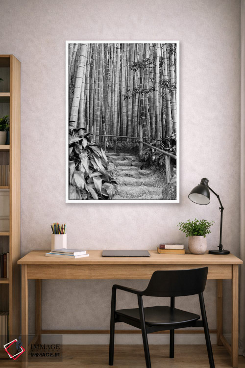 تابلو دکوراتیو بین بامبوها اثر فیلیپ هوگونار - D1W
