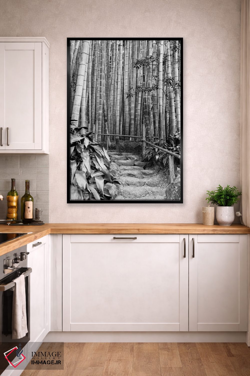 تابلو دکوراتیو بین بامبوها اثر فیلیپ هوگونار - D3B