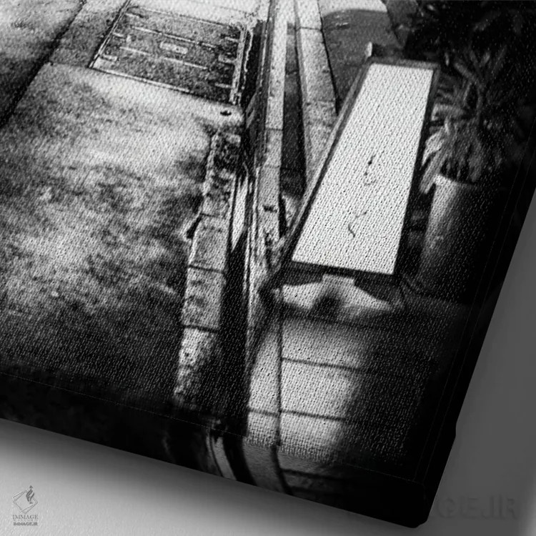 تابلو دکوراتیو دیدار اثر فیلیپ هوگونار - نمای نزدیک بافت بوم