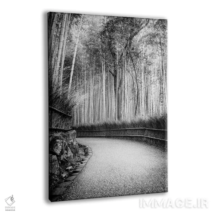 تابلو دکوراتیو مسیر به جنگل بامبو اثر فیلیپ هوگونار - نمای پرسپکتیو محصول