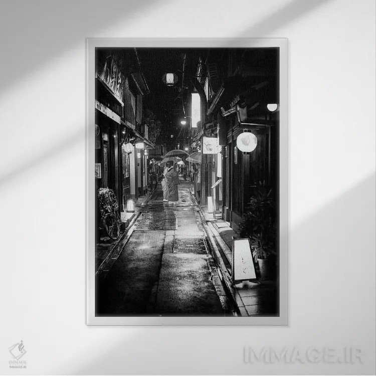 تابلو دکوراتیو دیدار اثر فیلیپ هوگونار - نمای قابدار سفید