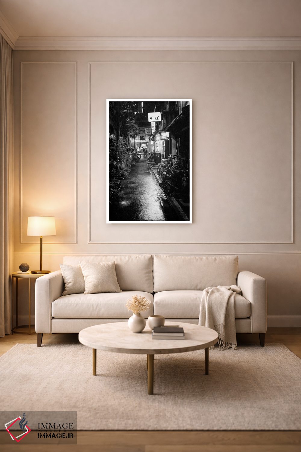 تابلو دکوراتیو پارکینگ دوچرخه اثر فیلیپ هوگونار - D3W