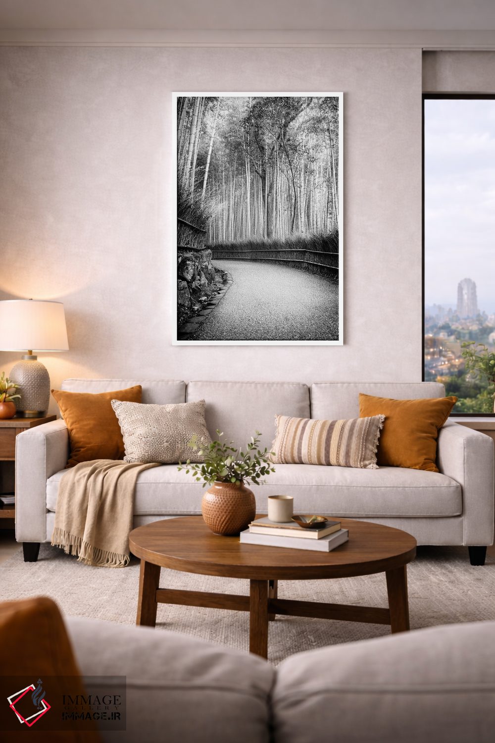 تابلو دکوراتیو مسیر به جنگل بامبو اثر فیلیپ هوگونار - D5W
