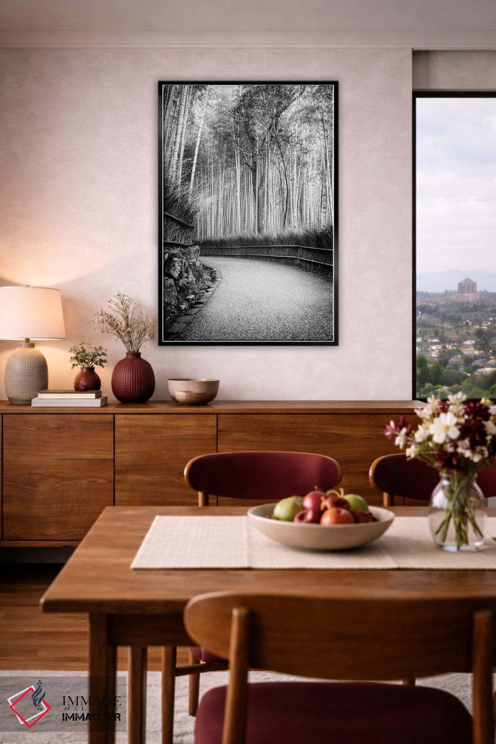 تابلو دکوراتیو مسیر به جنگل بامبو اثر فیلیپ هوگونار - D6B