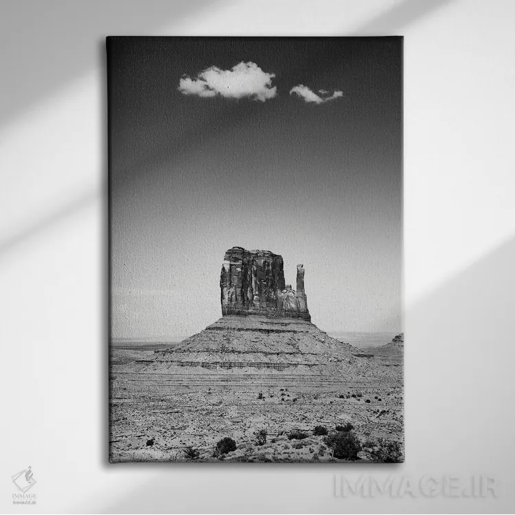 تابلو دکوراتیو "مجموعه سیاه آریزونا" اثر فیلیپ هوگونار - نمای روبهرو روی دیوار