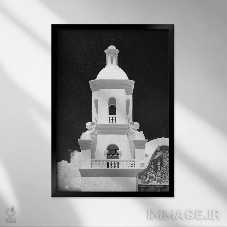 تابلو دکوراتیو "مجموعه سیاه آریزونا" اثر فیلیپ هوگونار - نمای قابدار مشکی