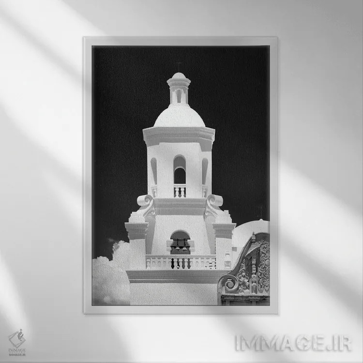 تابلو دکوراتیو "مجموعه سیاه آریزونا" اثر فیلیپ هوگونار - نمای قابدار سفید