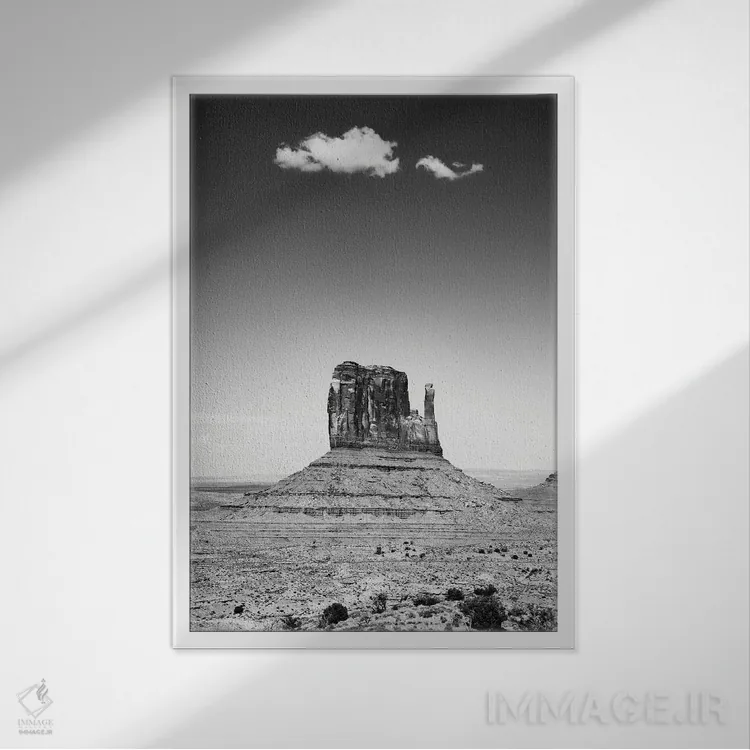 تابلو دکوراتیو "مجموعه سیاه آریزونا" اثر فیلیپ هوگونار - نمای قابدار سفید