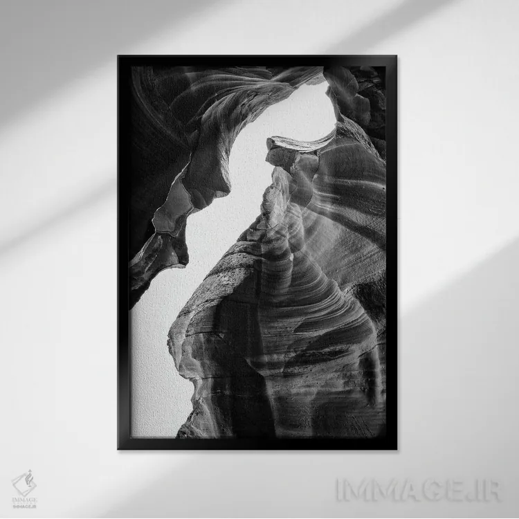 تابلو دکوراتیو "مجموعه سیاه آریزونا" اثر فیلیپ هوگونار - نمای قابدار مشکی