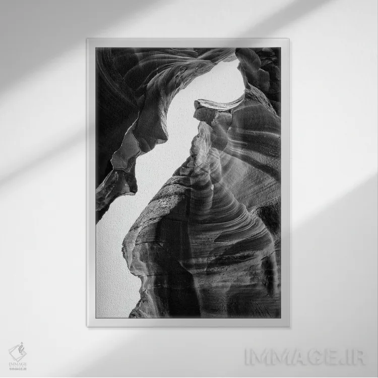 تابلو دکوراتیو "مجموعه سیاه آریزونا" اثر فیلیپ هوگونار - نمای قابدار سفید